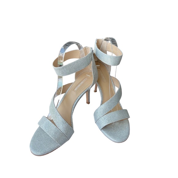 Antonio Melani Sliver Strappy Heels with box womens shoes size 9 - Picture 7 of 13